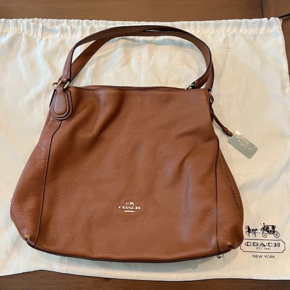 Coach Leather Shoulder Bag